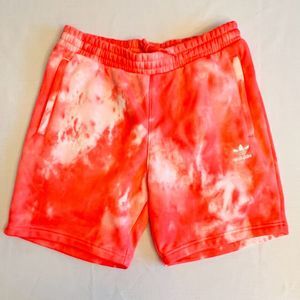 ADIDAS TIE DYE SWEAT SHORTS